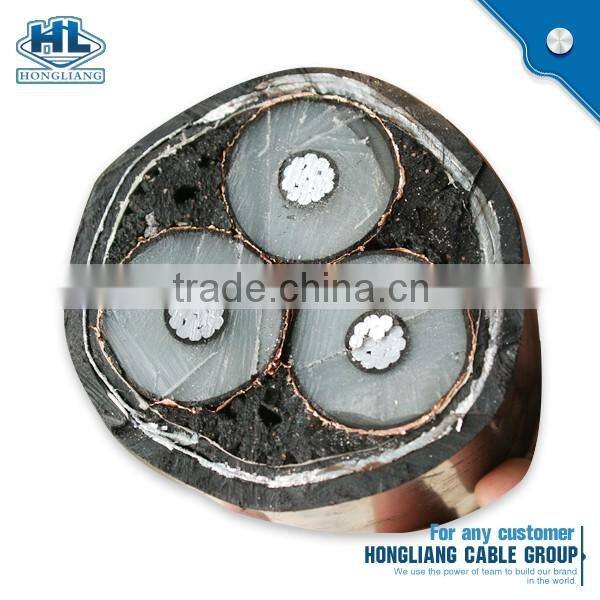 xlpe insulated 250mm2 power cable 26/35kV YJV YJV22 YJV32 cable spec