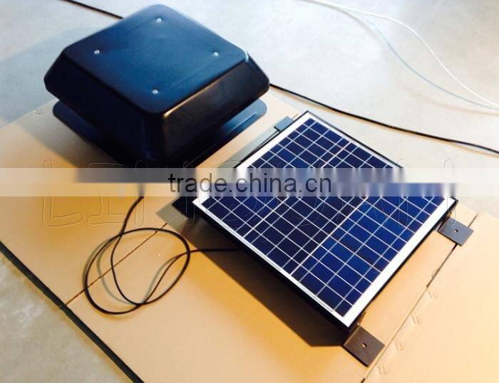 30W solar exhaust fan with detachable solar panel