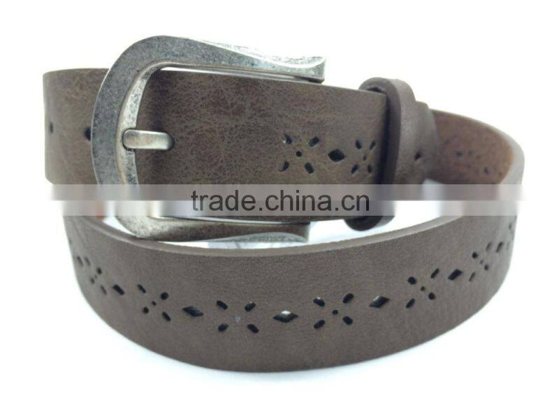 fashion perforated design for women jeans