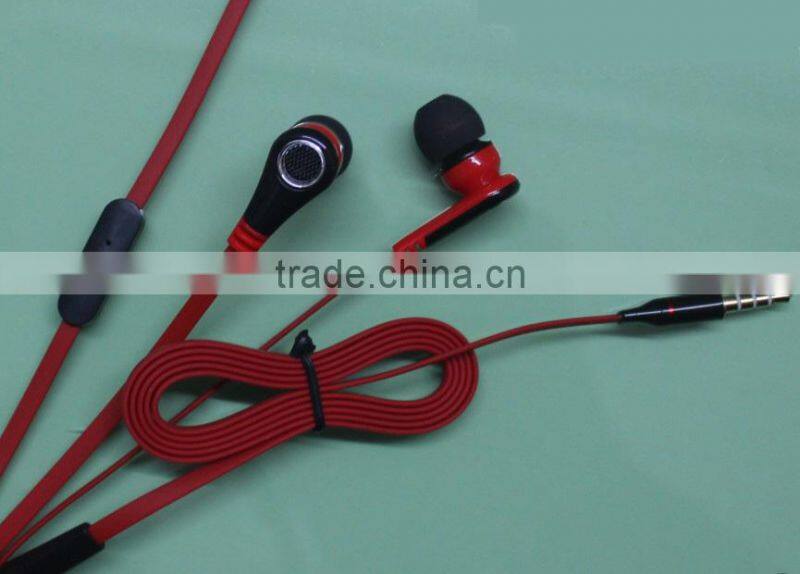 Fashional and Novelty colorful inear earbuds with mic for iphone