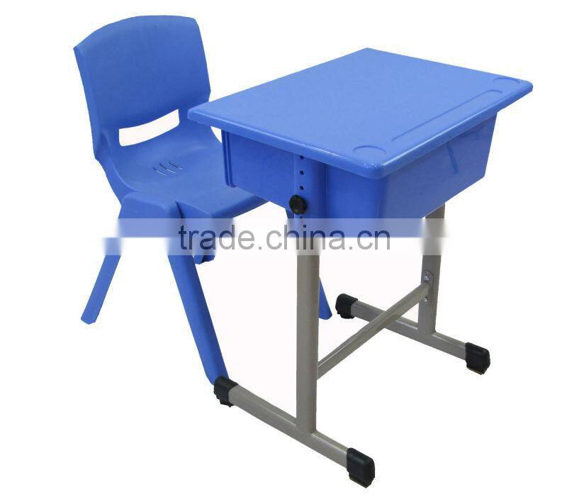 School desk and chair