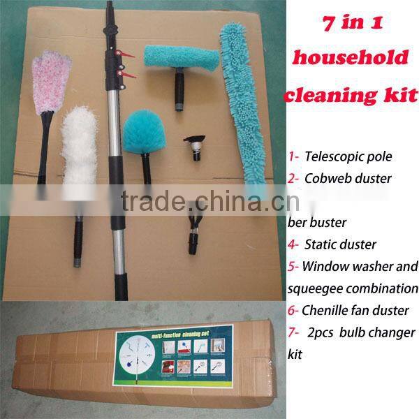 Long handled roof ceiling cleaning brush