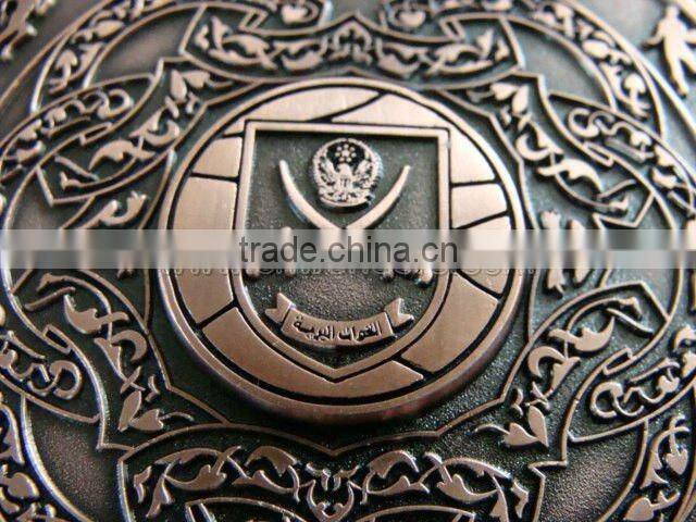 High quality bronze color custom medals