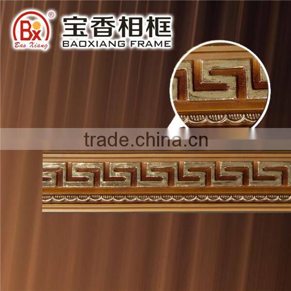 Baoxiang Frame 280A-G 7*1.3cm Wood Decorative Moulding