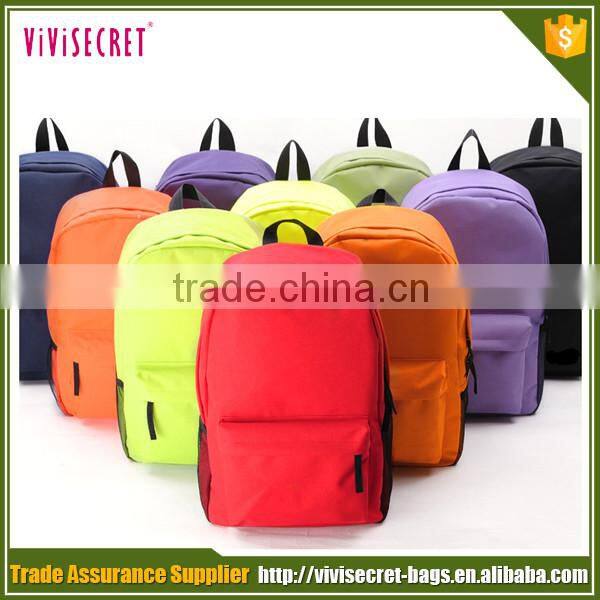 Nylon adult school book bag personalised hidden compartment backpack