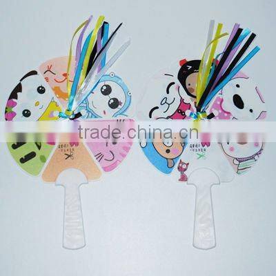 2014 new design hot selling new design pp folding fan cheap