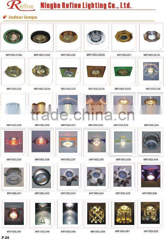 led spotlight Crystal&Steel body cystal light