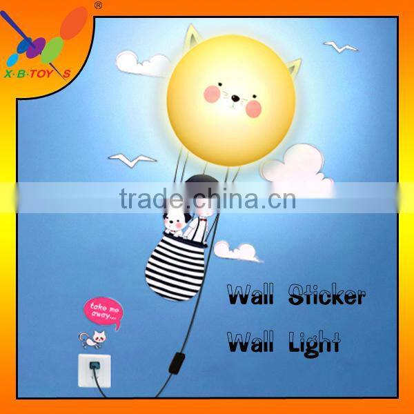 Cheap Wall Paper Light Alibaba China wholesale Hot DIY Catoon Kits Wall Lamp