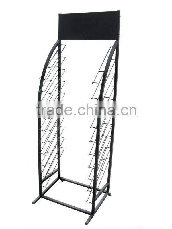 Floor tiles display racks