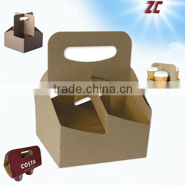 Factory Direct Sale Take Away Kraft Paper beer carrier