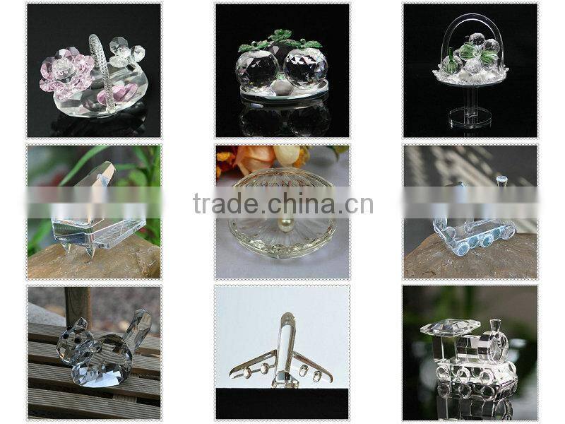 Popular Hotsell Clear Dolphin Crystal Decoration For Birthday Day