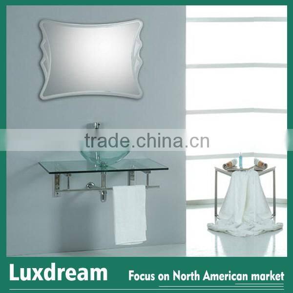 Canada popular small size glass vessel basin made in china