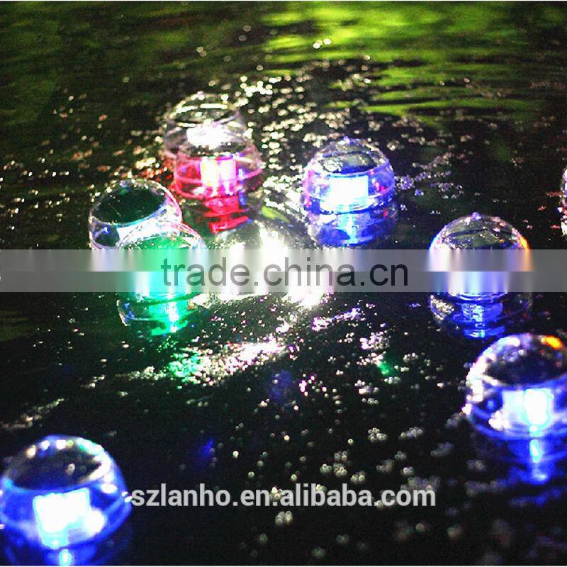 new Solar 7 Color LED Floating Lights Ball Pond Pool Outdoor Path Landscape