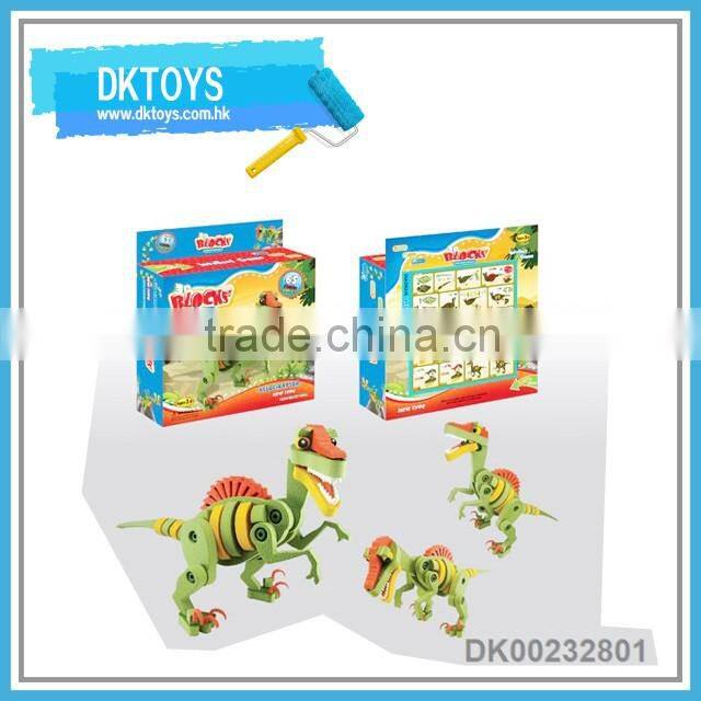Hot Sale New DIY EVA Item Building Blocks Tiger Animal High Grade Kids Educational Toys