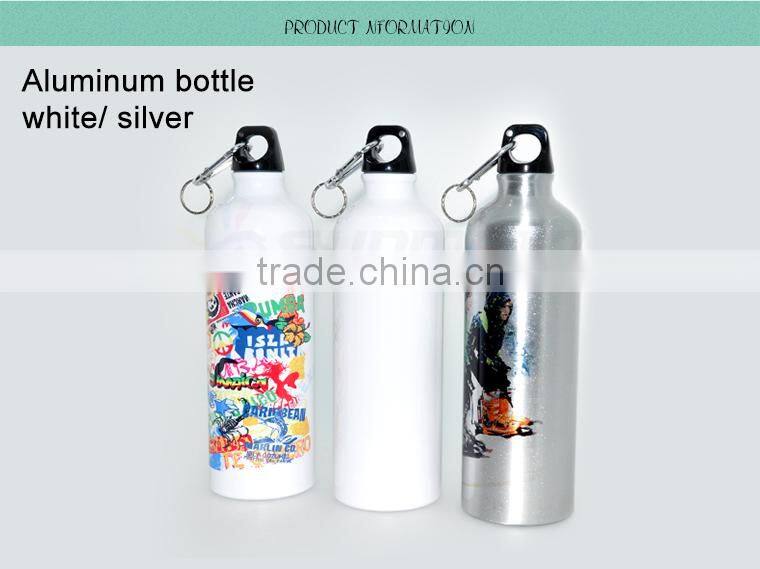 Sunmeta factory supply blank 750ml sublimation aluminum sports bottle(LH-04)