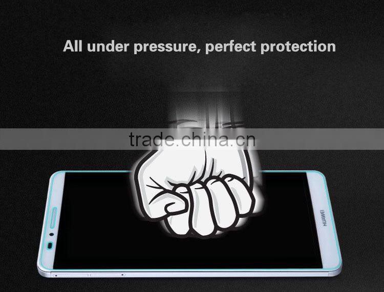 2015 hot new products,hight quality 9H hardness 2.5D round edge tempered glass screen protector for Huawei Mate 7