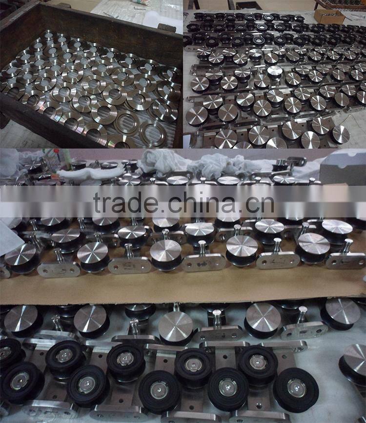 Ft European Sliding Door Hardware Track Set Black