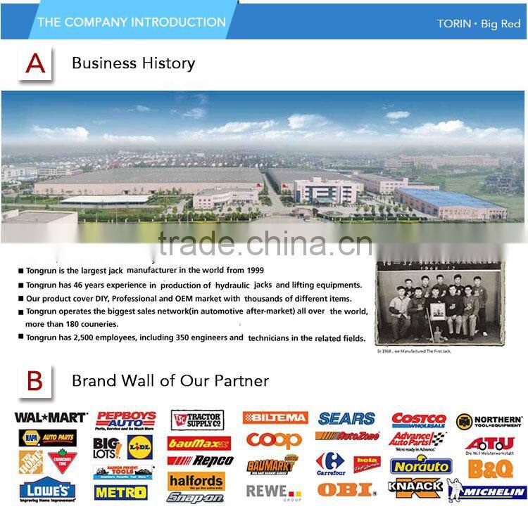 Hot sale 3T Torin BigRed Hydraulic Garage Jack, Patented product