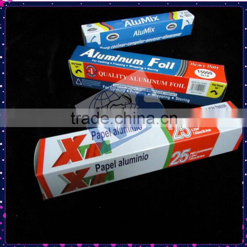 Food packaging aluminium foil paper in roll type used in kitchen and cooking