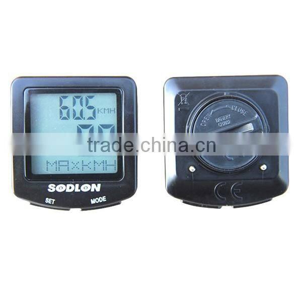 Sunding bike speedometer cycle computer SD-571 digital LCD display in English/French/German