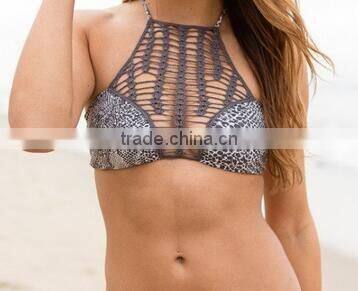 2016 new style Lace straps sexy swimsuit two-piece bikini