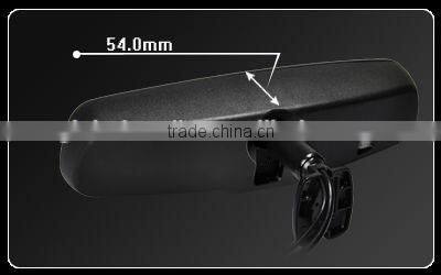 4.3 inch car rearview monitor with built-in bluetooth speaker