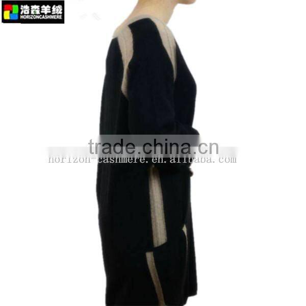 Cashmere Sweater, Black Pure Cashmere Dress