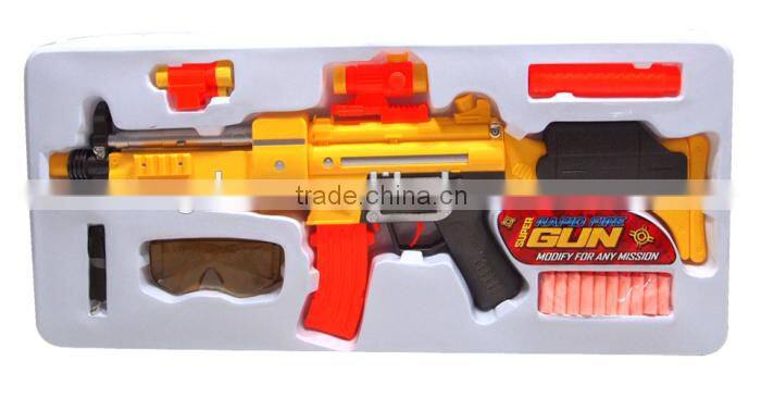 New electric gun safe toys,children soft bullet gun toy