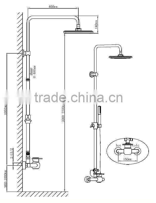 ORB luxury shower set 03/C1027-02