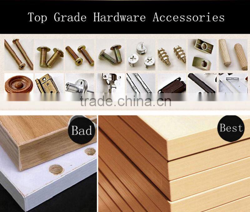 Wooden bookcase with sliding glass doors