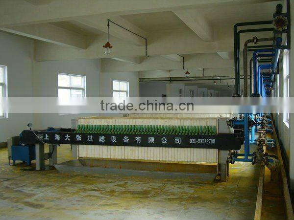 Dazhang High Efficiency Good Price Stainless Steel Filter Press Machine For Kecap