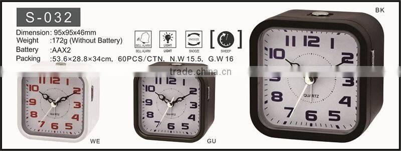 BB13801 round table alarm clock /Bell alarm clock