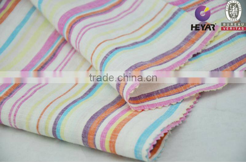 Yarn Dyed Linen Fabric Wholesale
