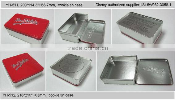 metal chocolate tin
