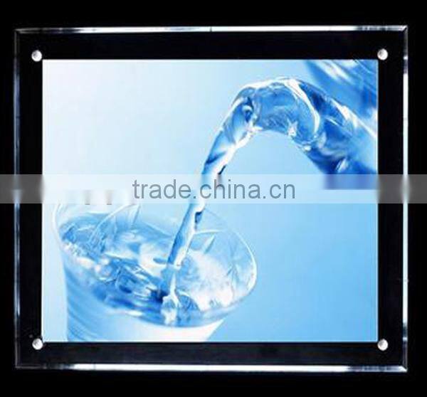 2015 High brightness slim crystal light frame