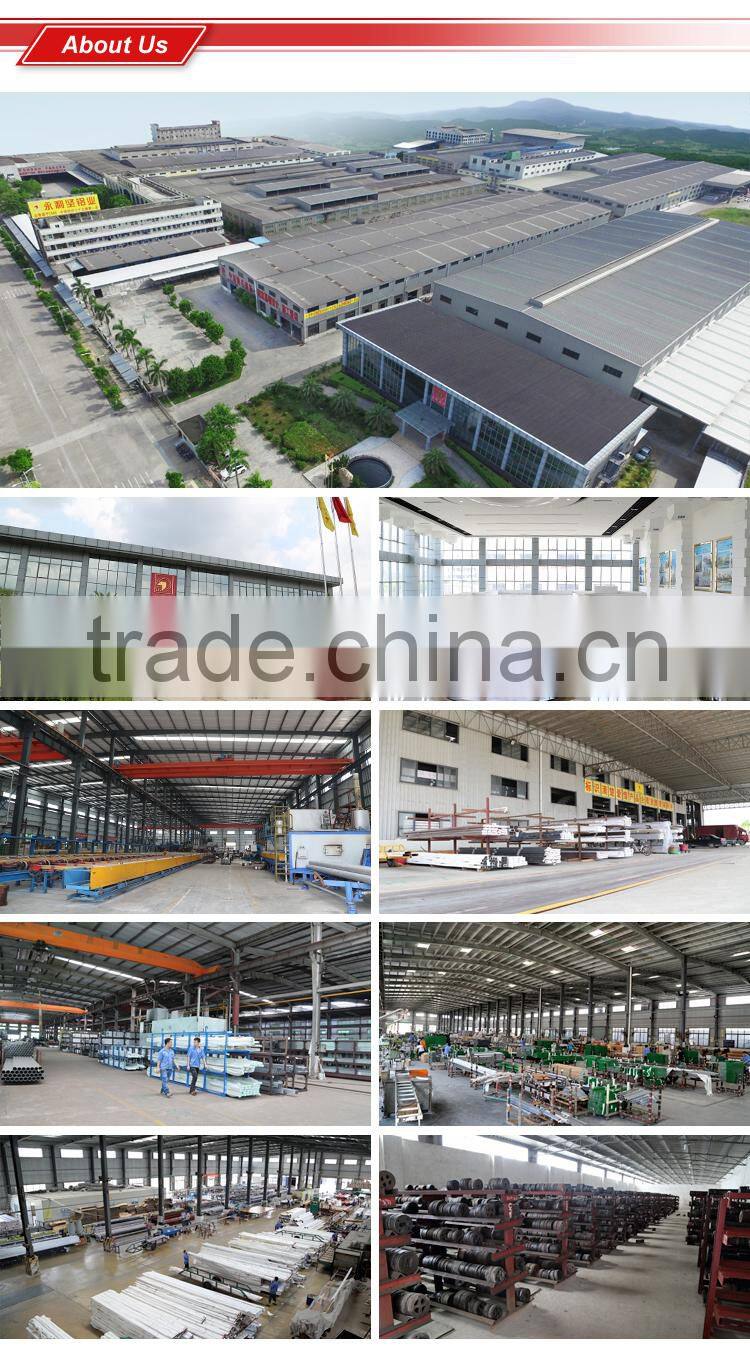 Aluminum glass folding door