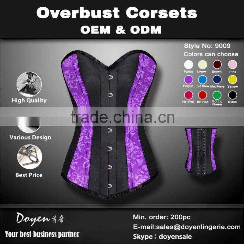 Sexy super plus size corset shaper type steampunk corset gothic corset