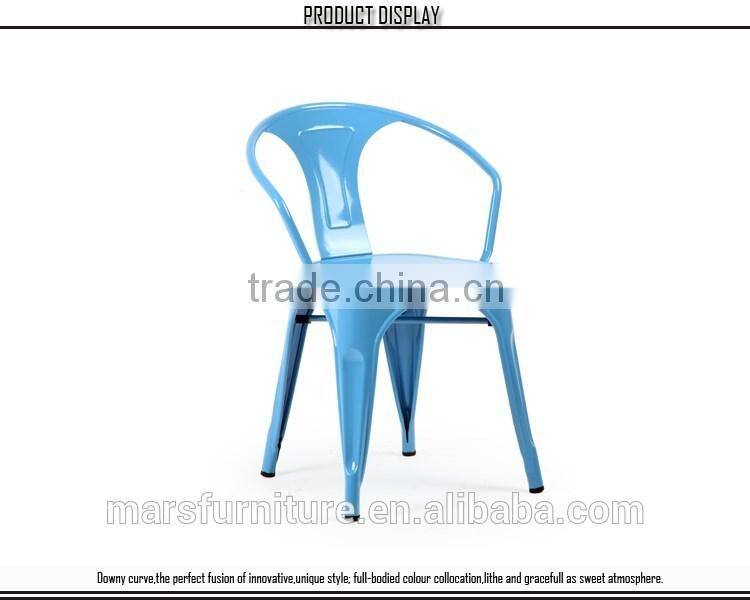Modern design kitchen cheap cafe chair metal