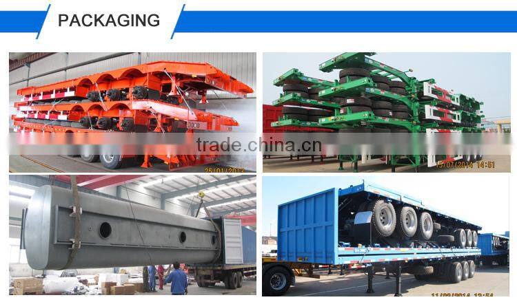 Tractor tipper/ 20-50cbm 2&3 axles rear end dump trailer hydraulic cylinder dump trailer/used trailer tipper trailer