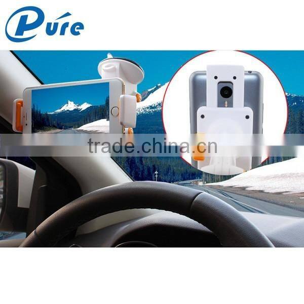 New Generation 2 in 1 Universal Windshield Car Mount Bracket With Suction Cup for Smartphone/PDA/GPS