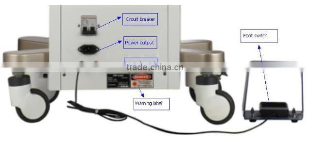 Smart system RF Metal Tube wrinkle spot scar CO4 laser fractional machine for clinic use