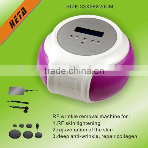 Heta F-6018 portable rf remove wrinkles machine / monopolar rf for facial skin rejuvenation