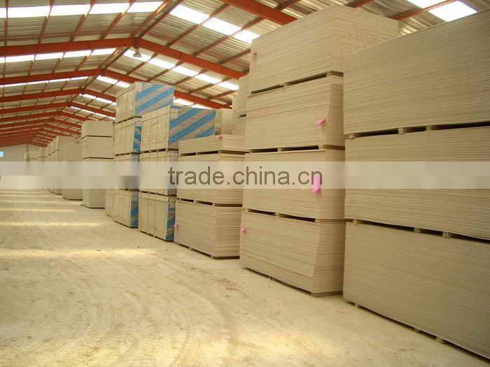 top quality moistureproof gypsum board green color drywall plasterboard