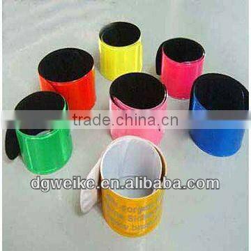 good quality reflective slap wrap armband for promotion