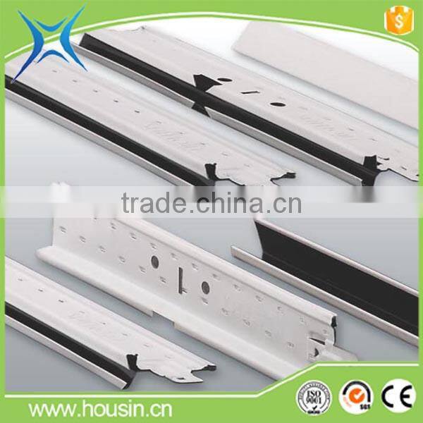 suspended golden galvanized t ceiling grid