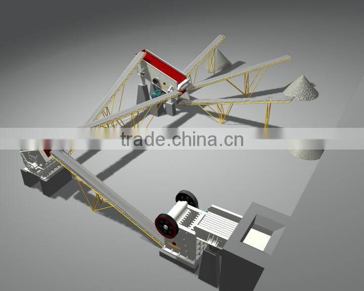 Cheap price artificial stone/sand production project