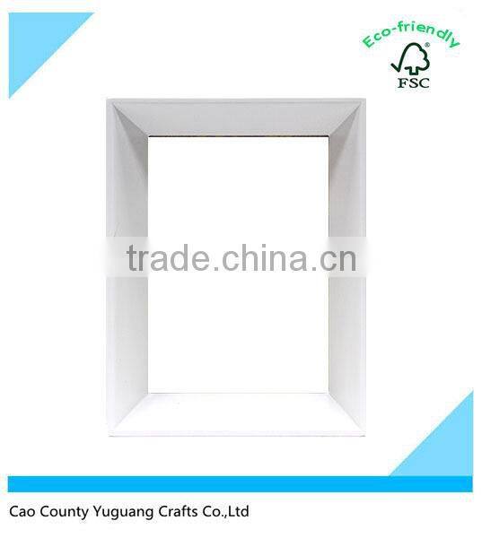 Matt White Wood Frame