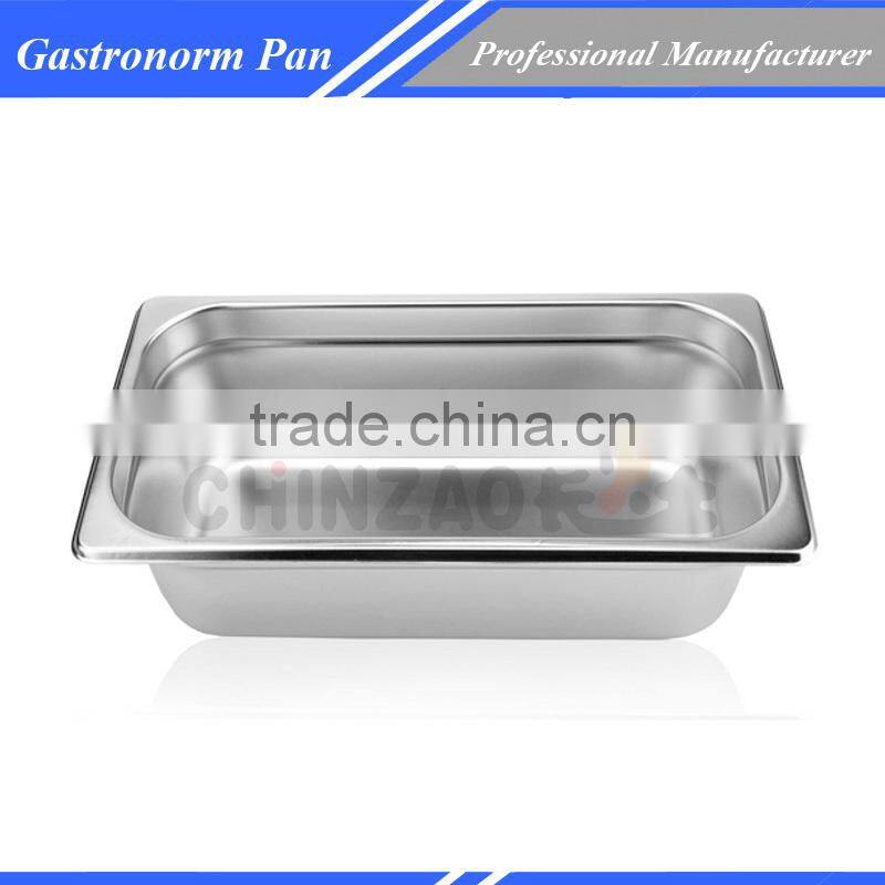1/3 150mm deep gastronorm bain marie pan/SS GN Pan/electric deep frying pan 1306A