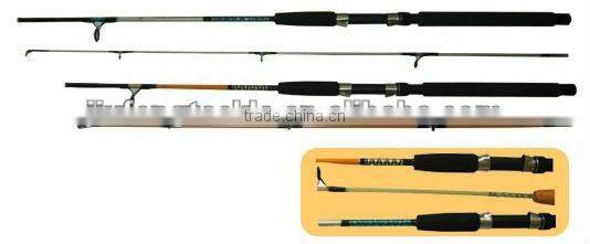 2 section solid fishing rods