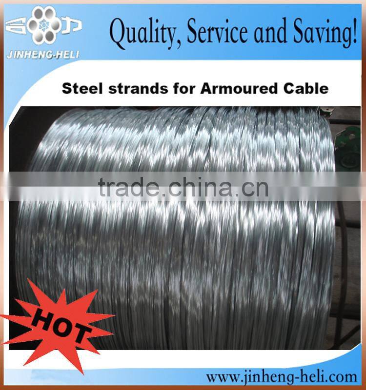 4.0 low carbon zinc coated gavanized steel stay wire